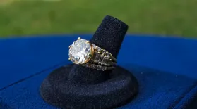 Appraisal: Diamond & Platinum Ring, ca. 2000: asset-mezzanine-16x9