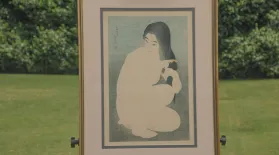 Appraisal: 1930 Torii Kotondo 'Kamisuki' Woodblock Print: asset-mezzanine-16x9