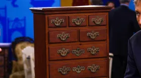 Appraisal: Queen Anne Mini Valuables Chest, ca. 1750: asset-mezzanine-16x9
