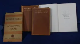 Appraisal: Robert Frost-signed Books: asset-mezzanine-16x9