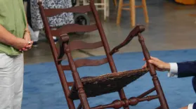 Appraisal: Delaware River Valley Armchair, ca. 1750: asset-mezzanine-16x9