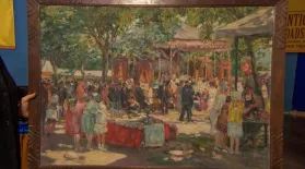 Appraisal: Louis Floutier Oil Painting, ca. 1920: asset-mezzanine-16x9