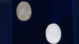 Appraisal: Italian Lava & Conch Shell Cameos, ca. 1900: asset-mezzanine-16x9