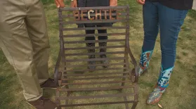 Appraisal: J. Bechtle Metal Chair, ca. 1865: asset-mezzanine-16x9