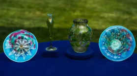 Appraisal: Early 20th C. Tiffany Glass Collection: asset-mezzanine-16x9