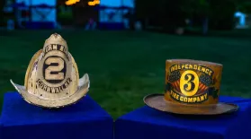 Appraisal: Fire Helmet & Fire Parade Hat: asset-mezzanine-16x9