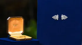 Appraisal: F. Walter Lawrence Diamond Dress Clips, ca. 1930: asset-mezzanine-16x9
