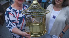 Appraisal: Hendryx Co. Brass Bird Cages, ca. 1930: asset-mezzanine-16x9