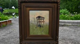 Appraisal: Sydney Laurence Indian Fish Cache Oil, ca. 1922: asset-mezzanine-16x9
