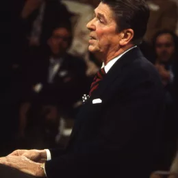 Ronald Reagan on Firing Line at USC's Longstreet Theatre