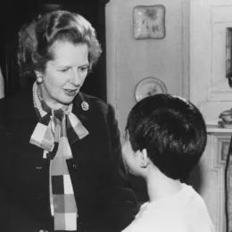 CE Newsmagazine reporters interview Margaret Thatcher