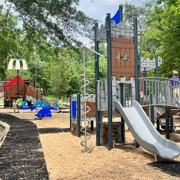 photo of a children's playground at Roper Mountain
