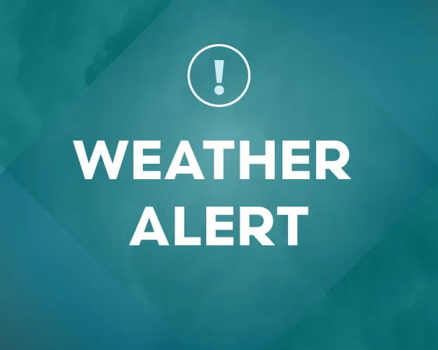 image that reads weather alert