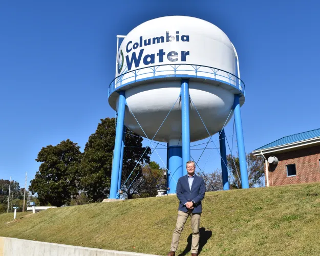 Clint Shealy, assistant city manager for the City of Columbia's Canal Repair Project