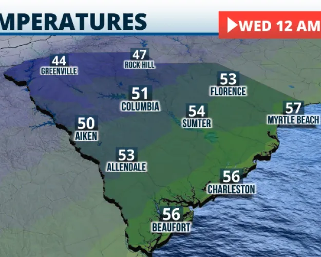 Temperatures to welcome the New Year!