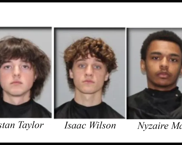 THree men were charged in connection with starting the Table Rock Mountain fire. A fourth suspect, a juvenile, was charged, but not booked.