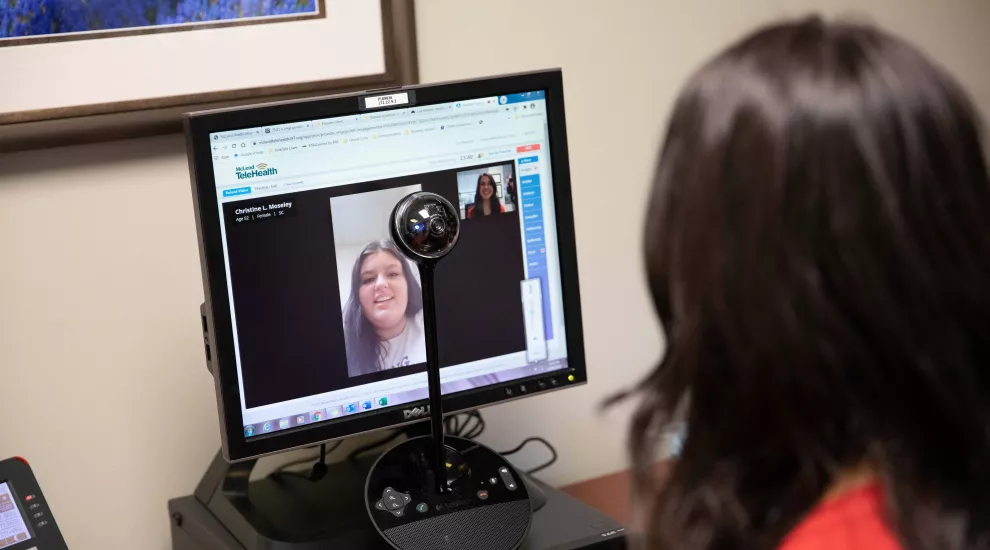 Healthcare visit via Telehealth