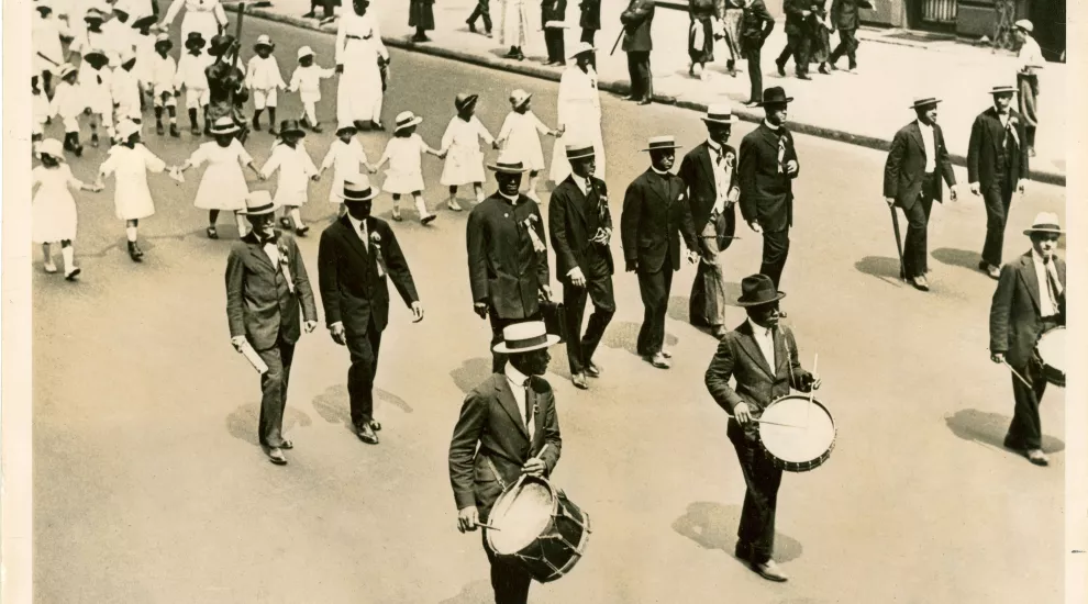 Du Bois and Johnson in anti-lynching parade - MAKING BLACK AMERICA: THROUGH THE GRAPEVINE