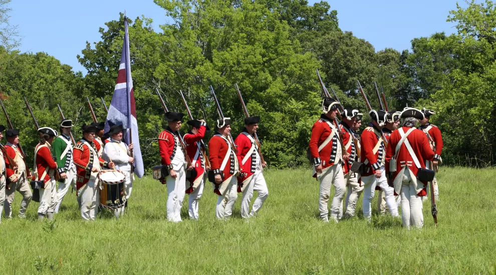 Historic Brattonsville Reenactment in McConnells, SC.