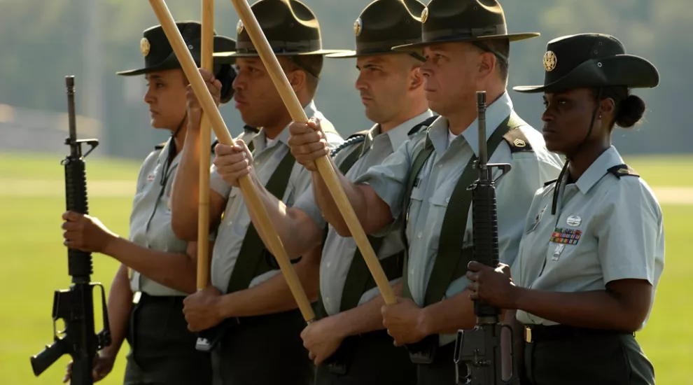 Soldiers at Fort Jackson