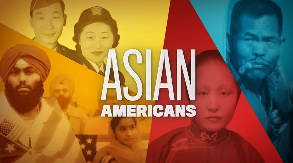 Asian Americans series graphic from PBS