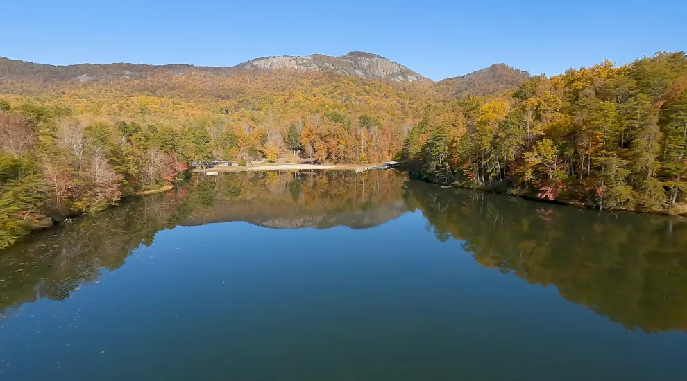 Aerial view of Table Rock State Park