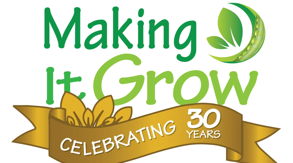 making it grow logo celebrating 30 years