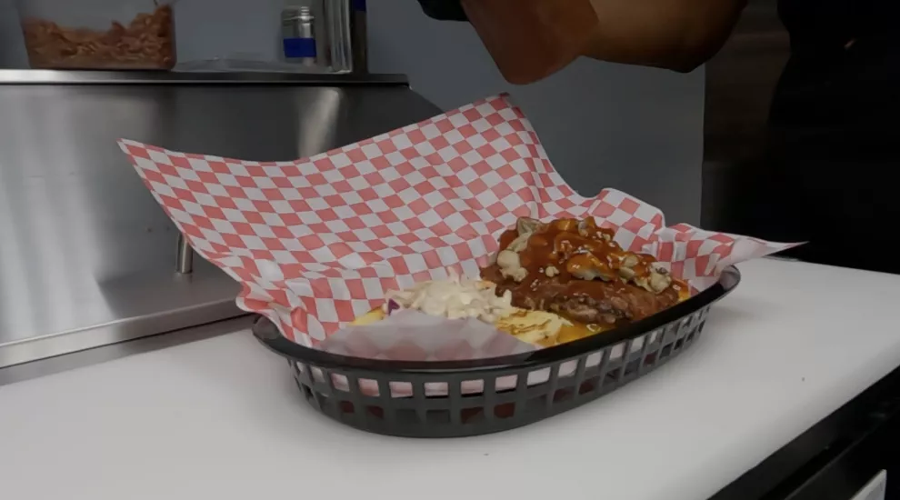 Photo of food in a basket.