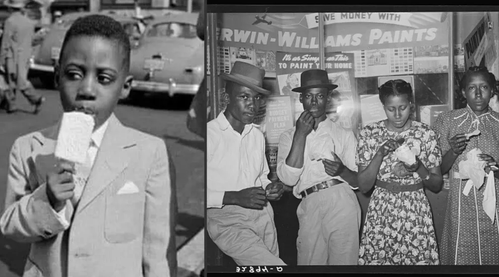 African Americans taking part in Independence Day.