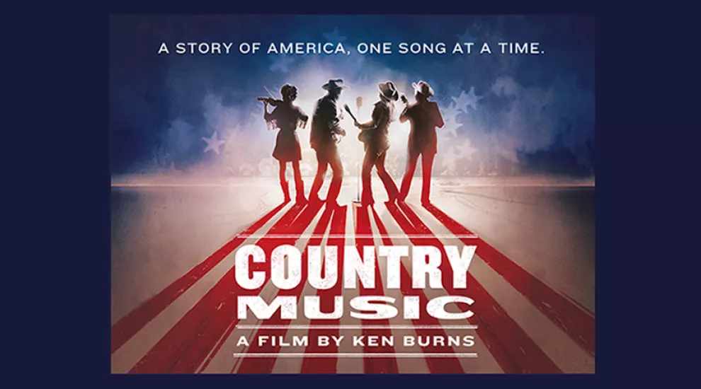 Graphic from Ken Burns Country Music airing for two weeks on SCETV beginning September 15, 2019 
