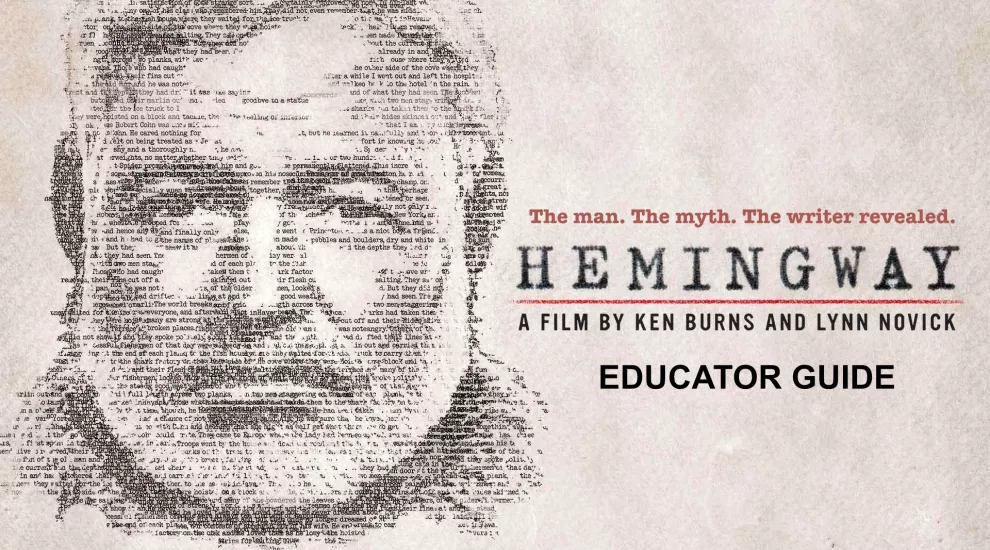 image of Hemingway Educator Guide cover