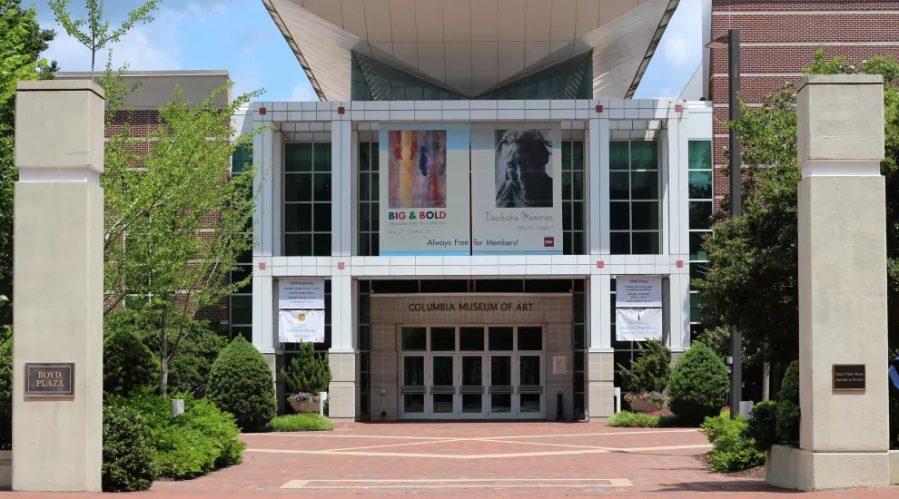 Entrance to Columbia Museum of Art