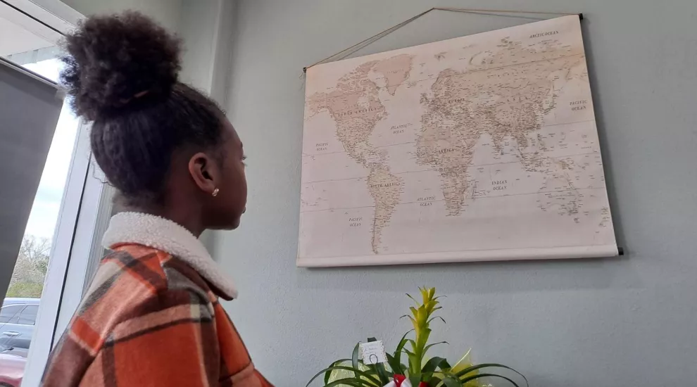 Lauren Frazier contemplates the world beyond Barnwell County. By the time she reaches high school, many of her classmates will likely be looking elsewhere too.