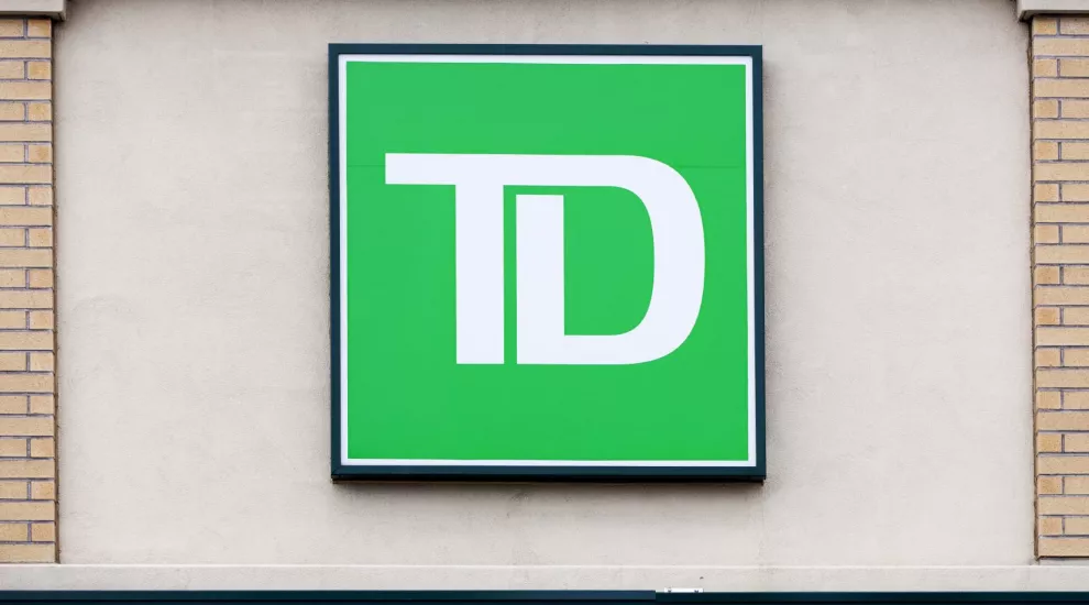 TD Bank sign