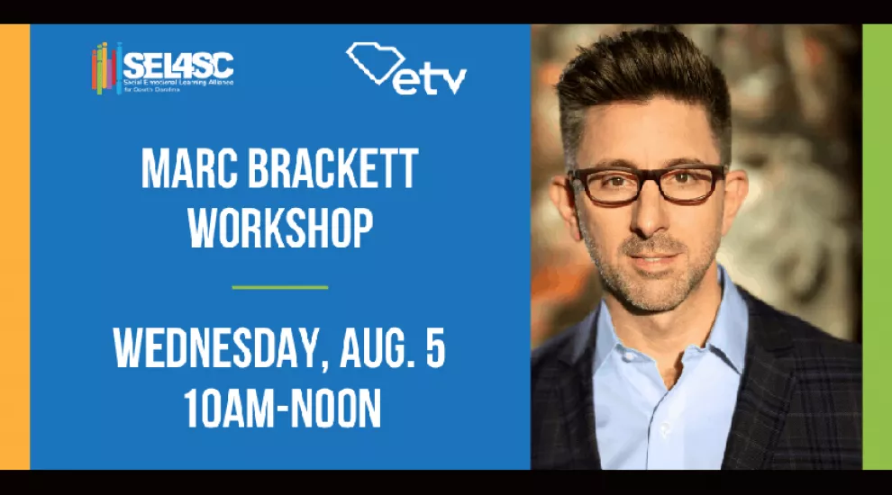 Graphic featuring Marc Brackett Workshop