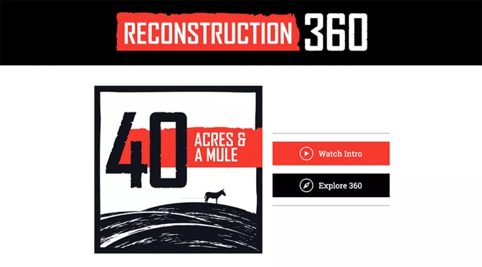 Reconstruction 360 splash page