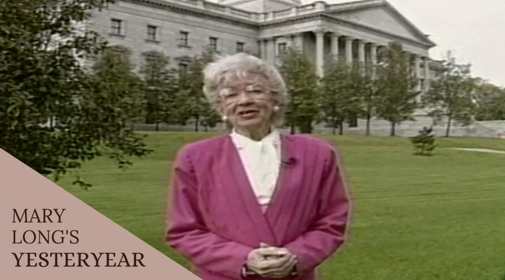 Mary Long standing outside the SC Statehouse