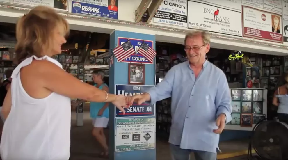 Shagger's dancing in Myrtle Beach