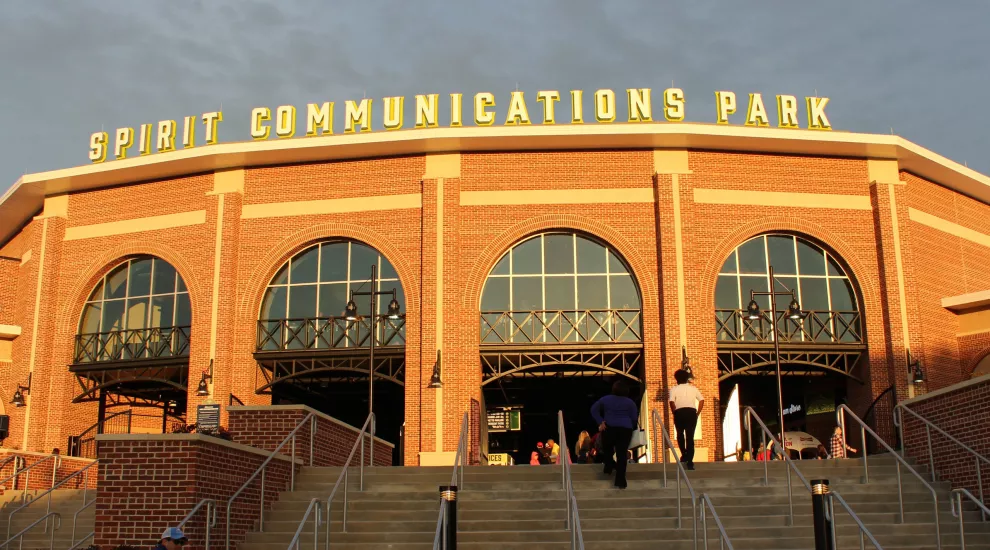 Entrance to Spirit Communications Park