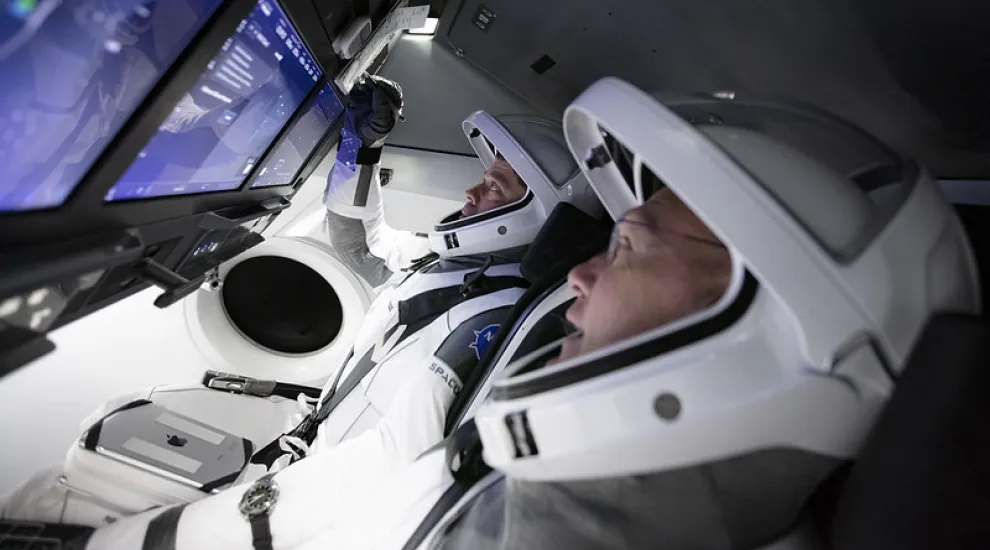 NASA astronauts Bob Behnken and Doug Hurley