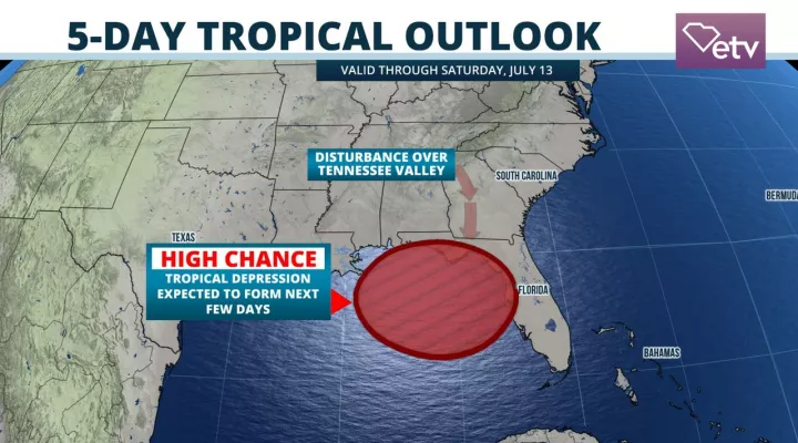 Tropical Depression Likely To Form In the Gulf