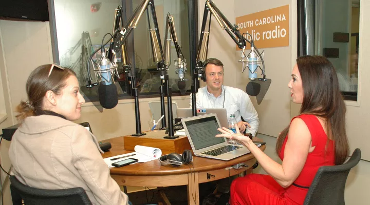 guests speaking on an episode of south carolina lede