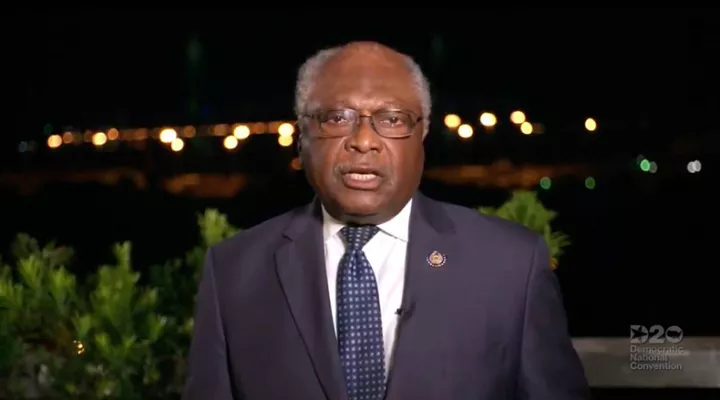 Congressman Jim Clyburn (D-SC) delivered his virtual Democratic National Convention speech from Charleston on August 17, 2020.