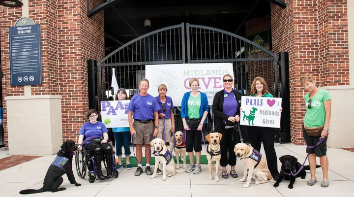 Palmetto Animal Assisted Life Services during 2019 Midlands Gives Event. The nonprofit has furloughed more than half its staff due to Covid-19. 