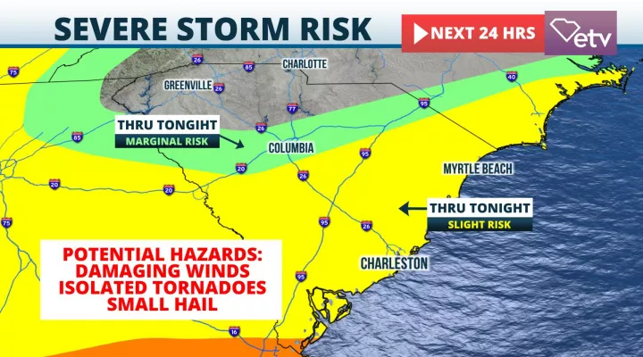 Severe Storm Timing Thursday