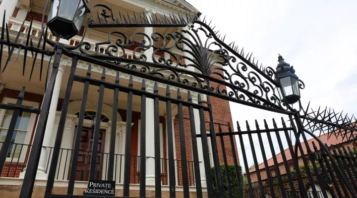 Miles Brewton house on King Street where Susan Pringle Frost was born and later returned to live out the rest of her life.