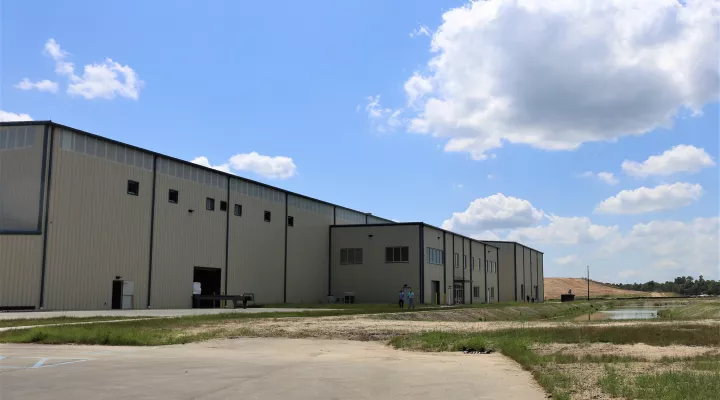 Outside RePower South recycling facility in Moncks corner adjacent to the Berkeley County Landfill