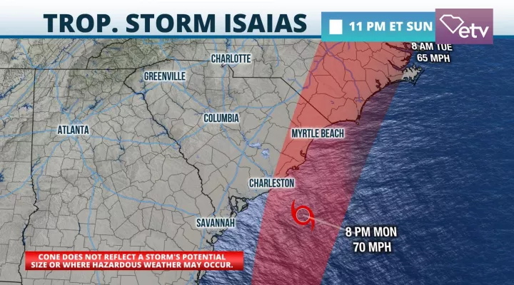 Tropical Storm Isaias