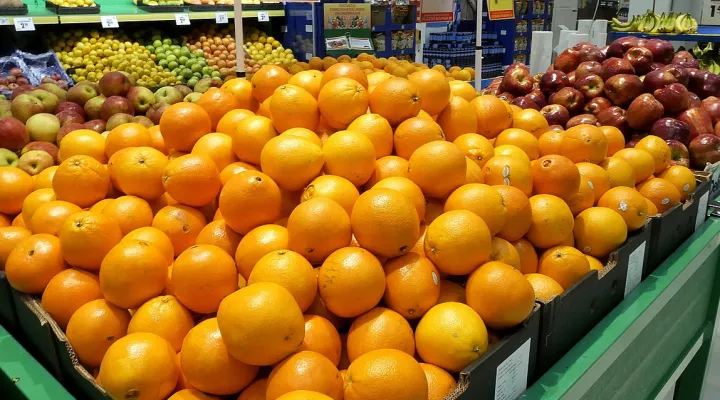 File photo of produce in a grocery store