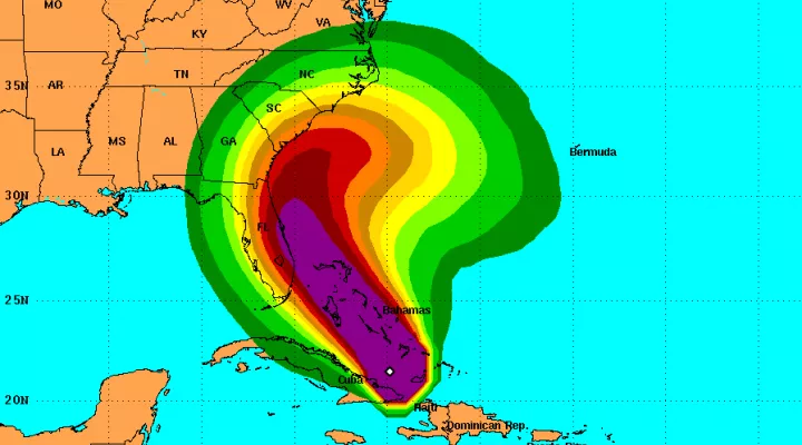 Track of Hurricane Matthew